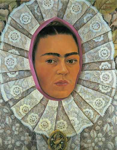 Gemälde Reproduktion von Frida Kahlo Selbstporträt 2