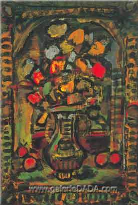 Gemälde Reproduktion von Georges Rouault Dekorative Blumen