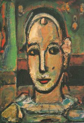 Gemälde Reproduktion von Georges Rouault Pierrot