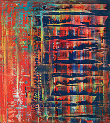 Gemälde Reproduktion von Gerhard Richter Abstract Painting 10