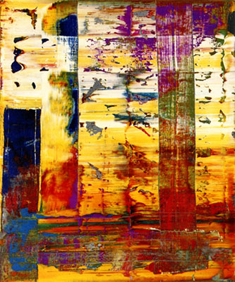 Gemälde Reproduktion von Gerhard Richter Abstract Painting 6