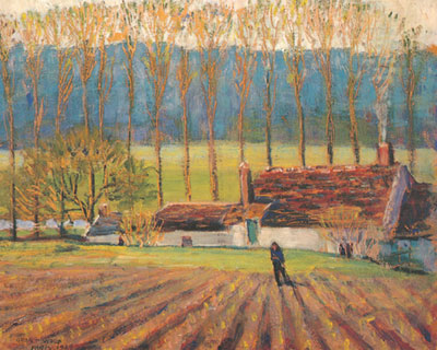 Gemälde Reproduktion von Grant Wood Truck Garden, Moret