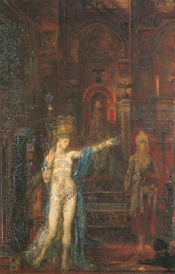 Gemälde Reproduktion von Gustave Moreau Salome