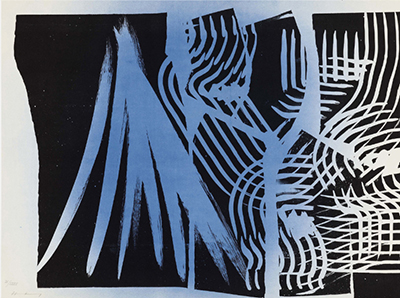 Gemälde Reproduktion von Hans Hartung 