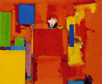 Gemälde Reproduktion von Hans Hofmann Die Goldene Mauer