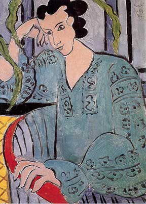 Gemälde Reproduktion von Henri Matisse Die rumänische Grüne Bluse