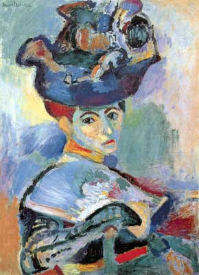 Gemälde Reproduktion von Henri Matisse Eine Frau mit einem Hut (Madame Matisse)