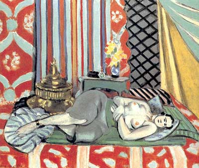 Gemälde Reproduktion von Henri Matisse Eine nackte Person liegt auf dem Rücken