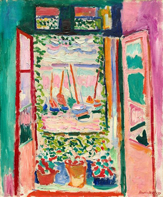 Gemälde Reproduktion von Henri Matisse Geöffnetes Fenster