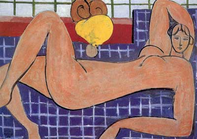 Gemälde Reproduktion von Henri Matisse Groß, nackt liegend -The Pink Akt