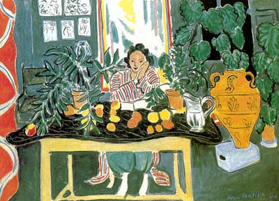 Gemälde Reproduktion von Henri Matisse Interieur mit etruskischer Vasenausstattung