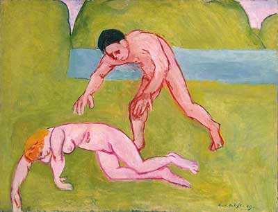 Gemälde Reproduktion von Henri Matisse Nymphe und Satyr