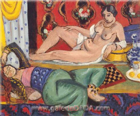 Gemälde Reproduktion von Henri Matisse Odalisque