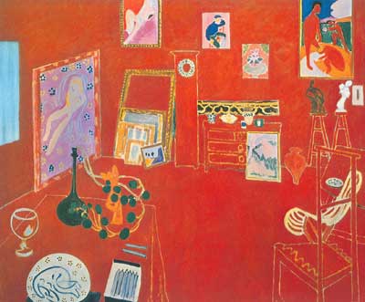 Gemälde Reproduktion von Henri Matisse Red Studio