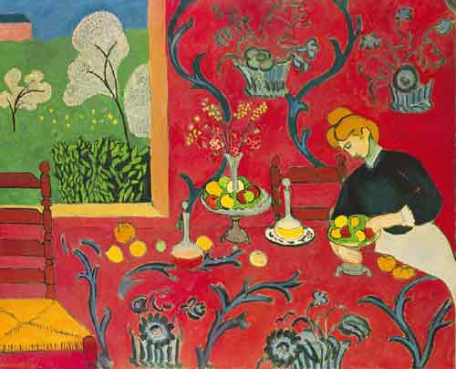 Gemälde Reproduktion von Henri Matisse Rote Harmonie