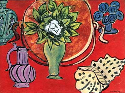 Gemälde Reproduktion von Henri Matisse Stilleben mit einer Magnolie