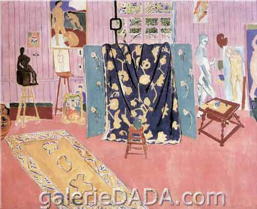 Gemälde Reproduktion von Henri Matisse The Pink Studio