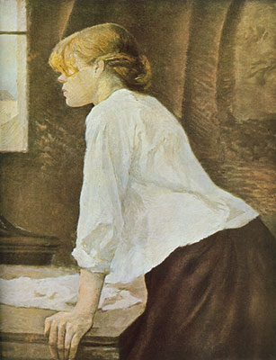 Gemälde Reproduktion von Henri Toulouse-Lautrec Die Wäscherin