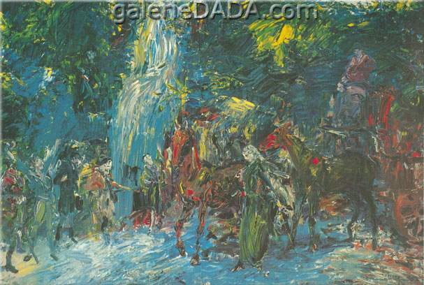 Gemälde Reproduktion von Jack Butler Yeats In Erinnerung an Boucicault und Bianconi