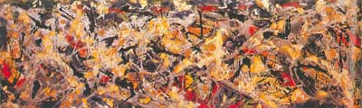 Gemälde Reproduktion von Jackson Pollock Die Frieze