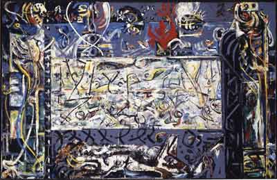 Gemälde Reproduktion von Jackson Pollock Die Wächter des Geheimnisses