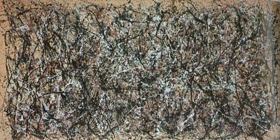 Gemälde Reproduktion von Jackson Pollock Eins: Nummer 31 1950