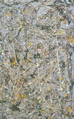 Gemälde Reproduktion von Jackson Pollock Kohlenwasserstoffe