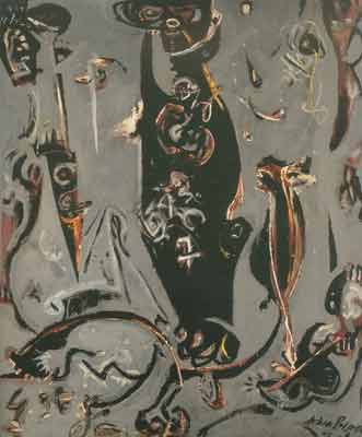 Gemälde Reproduktion von Jackson Pollock Lektion 2 zum Totem