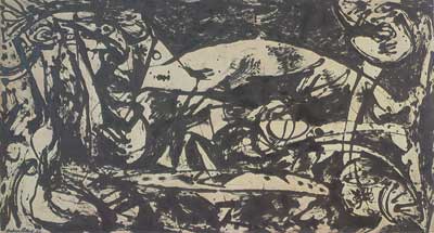 Gemälde Reproduktion von Jackson Pollock Nummer 14, 1950