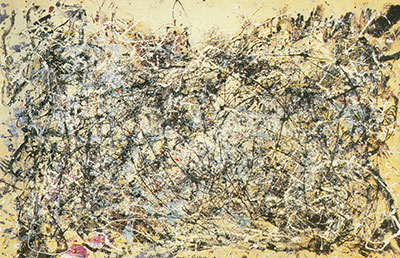 Gemälde Reproduktion von Jackson Pollock Nummer 1A