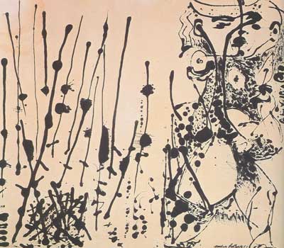 Gemälde Reproduktion von Jackson Pollock Nummer 7