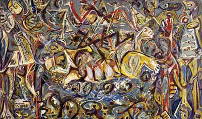 Gemälde Reproduktion von Jackson Pollock Pasiphae