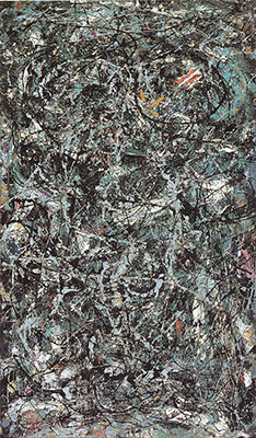 Gemälde Reproduktion von Jackson Pollock Volle Vernunft fünf