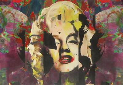 Gemälde Reproduktion von James Gill Marilyn Monroe 2008