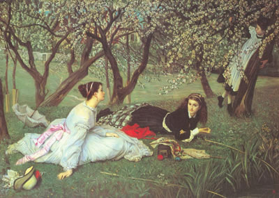 Gemälde Reproduktion von James Tissot Frühling