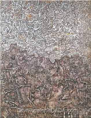 Gemälde Reproduktion von Jean Dubuffet 