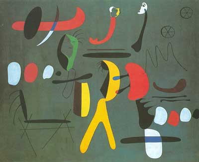 Gemälde Reproduktion von Joan Miro 