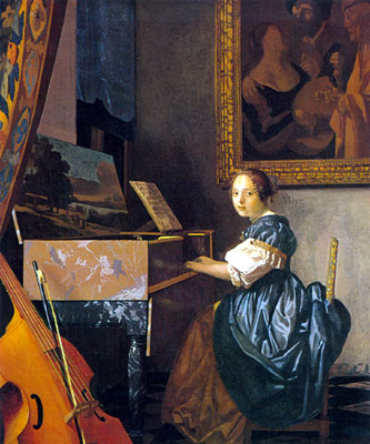 Gemälde Reproduktion von Johannes Vermeer 