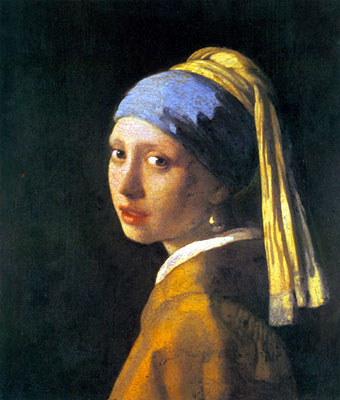 Gemälde Reproduktion von Johannes Vermeer Mädchen mit einer Perle