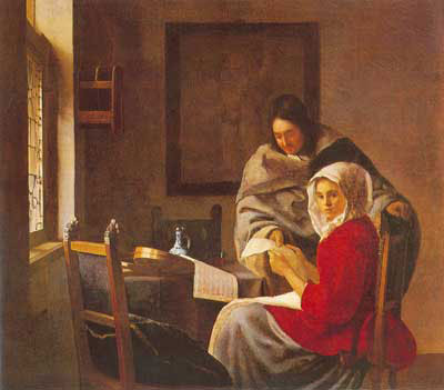 Gemälde Reproduktion von Johannes Vermeer 