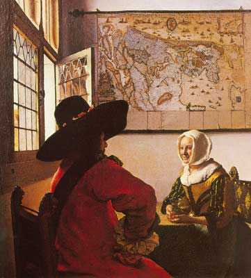 Gemälde Reproduktion von Johannes Vermeer 