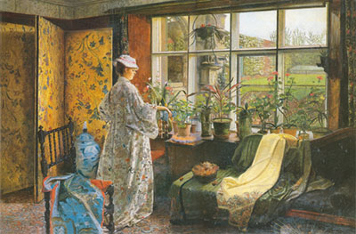 Gemälde Reproduktion von John Atkinson Grimshaw Frühling