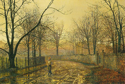 Gemälde Reproduktion von John Atkinson Grimshaw Vor 60 Jahren