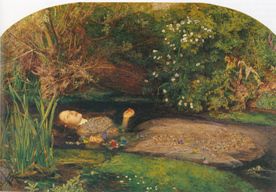 Gemälde Reproduktion von John Everett Millais Ophelia