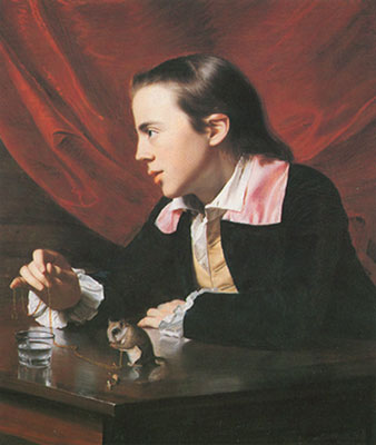 Gemälde Reproduktion von John Singleton Copley Junge mit einem Hörnchen