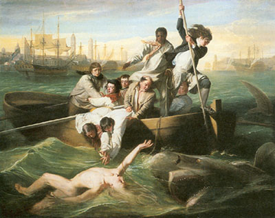 Gemälde Reproduktion von John Singleton Copley Watson und der Hai