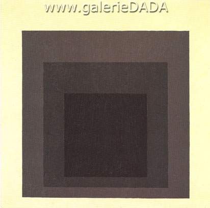 Gemälde Reproduktion von Josef Albers Homage an den bewachten Platz