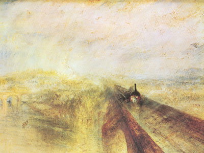 Gemälde Reproduktion von Joseph Mallord William Turner Regen, feuchten, schnell