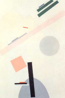 Gemälde Reproduktion von Kasimar Malevich Suprematische Komposition