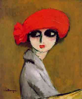 Gemälde Reproduktion von Kees van Dongen Maismohnmoor (Le Coquelicot)